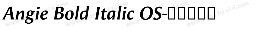 Angie Bold Italic OS字体转换